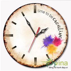 Đồng hồ tranh Dyvina tròn T033