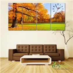 Đồng Hồ Tranh Dyvina 4T3060-23 Rừng vàng