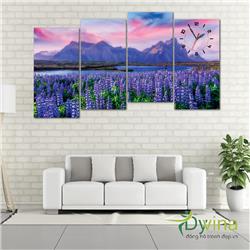 Đồng Hồ Tranh Dyvina 4T3060-21 Chiều tím